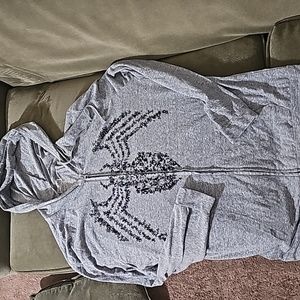 Venom thin zip up hood